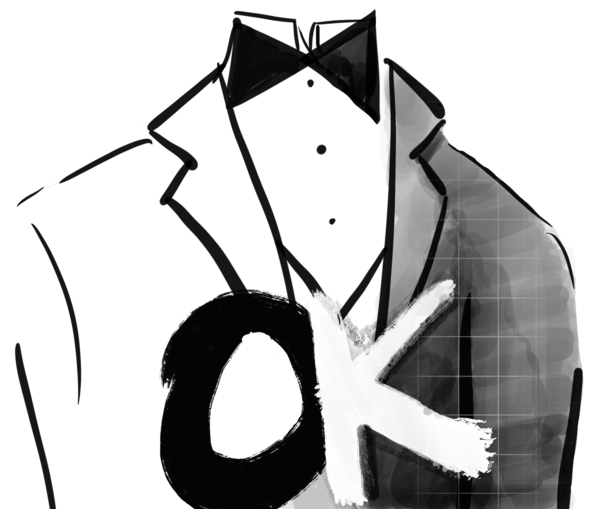 Tuxedo labelled OK